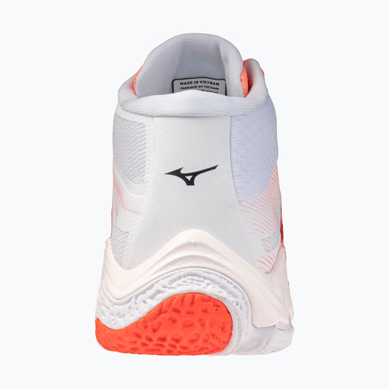 Volejbalové boty Mizuno Wave Lightning Elite Mid Flamingo Coral/Lava Orange/White 3