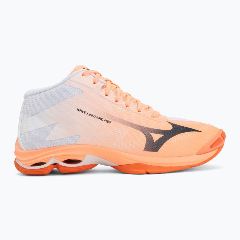 Volejbalové boty Mizuno Wave Lightning Pro Mid flamingo coral/carbon/white 2