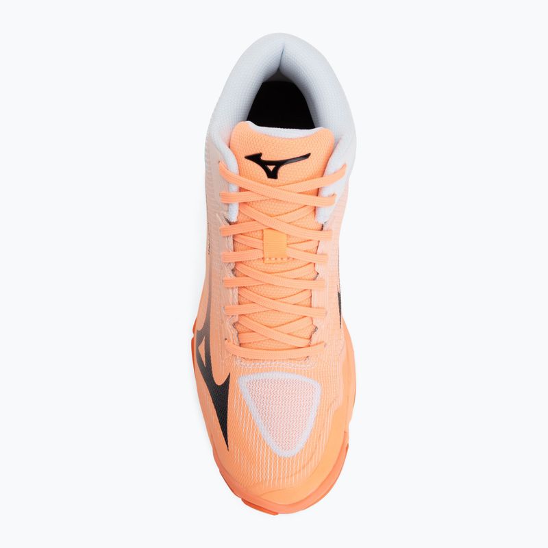 Volejbalové boty Mizuno Wave Lightning Pro Mid flamingo coral/carbon/white 5