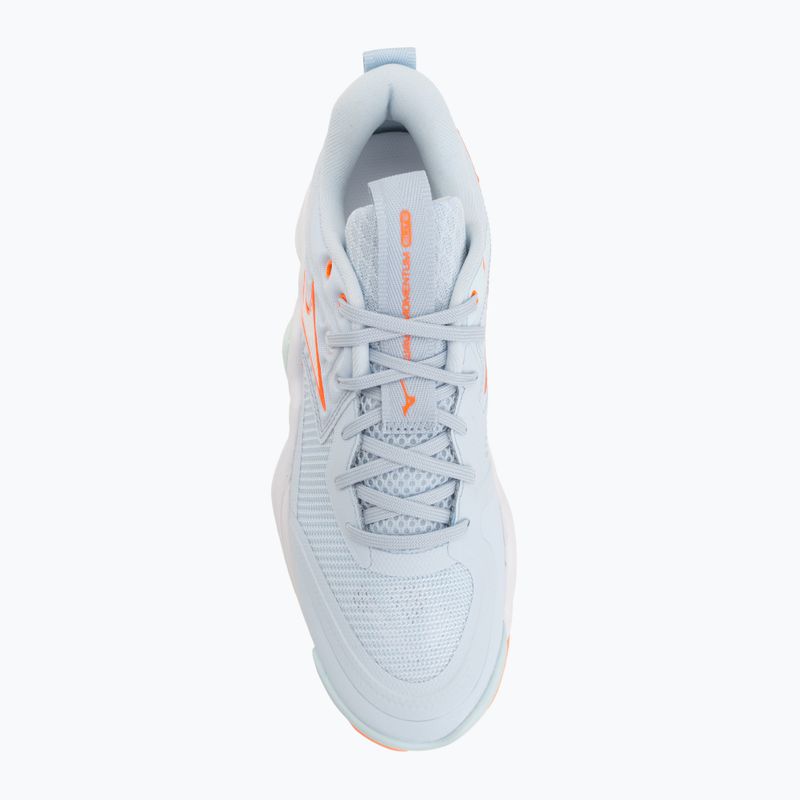 Dámské volejbalové boty Mizuno Wave Momentum Elite blue finch/white/lava orange 5