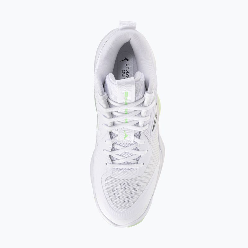 Dámské volejbalové boty Mizuno Wave Momentum Elite Mid white/balsam green/ambrosia 5