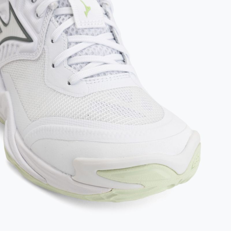 Dámské volejbalové boty Mizuno Wave Momentum Elite Mid white/balsam green/ambrosia 7