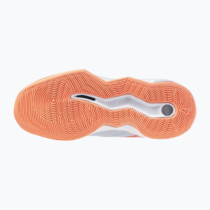 Dámské volejbalové boty Mizuno Wave Momentum Pro blue finch/lava orange/flamingo coral 4