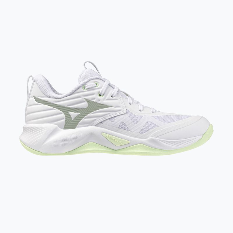 Dámské volejbalové boty Mizuno Wave Momentum Pro white/aqua gray/ambrosia
