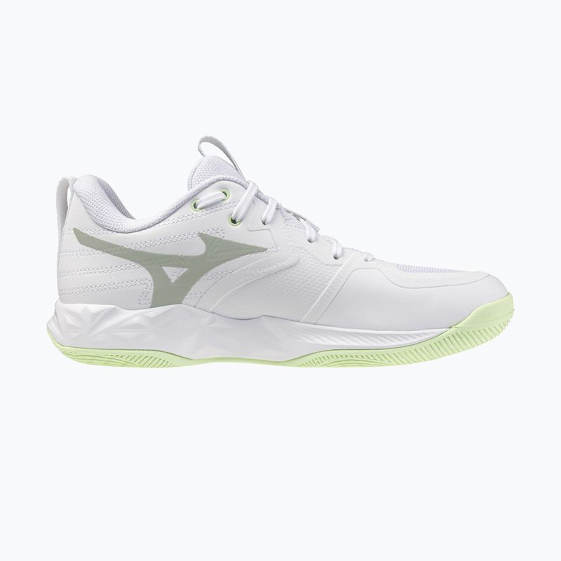 Dámské volejbalové boty Mizuno Wave Momentum Pro white/aqua gray/ambrosia 2