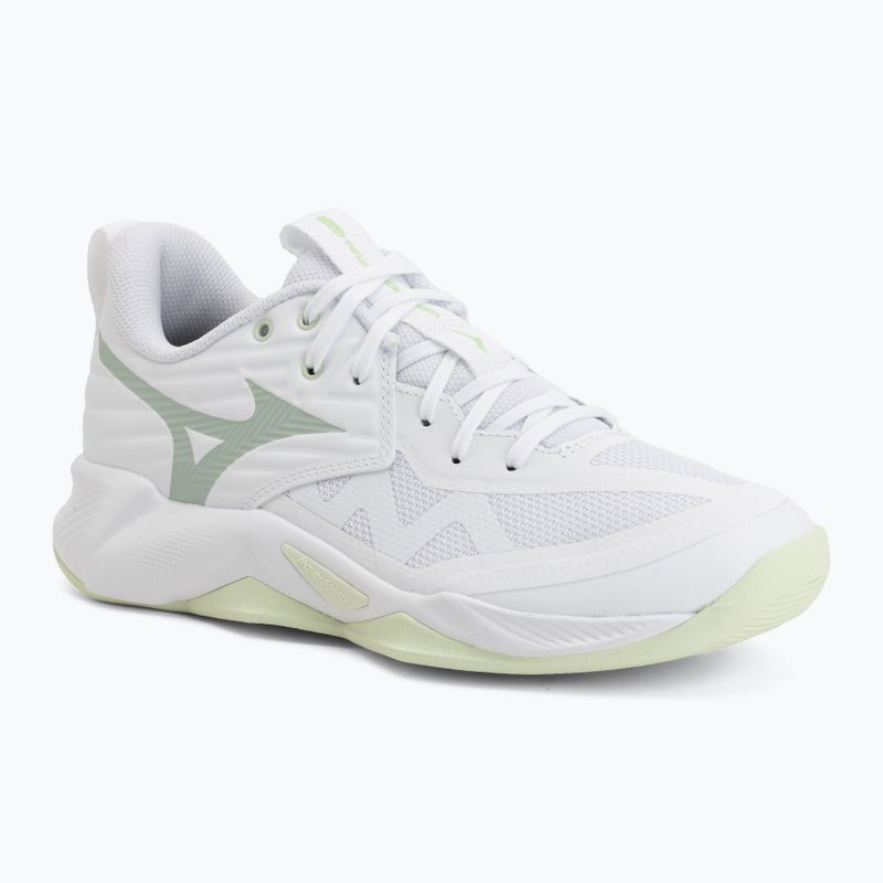 Dámské volejbalové boty Mizuno Wave Momentum Pro white/aqua gray/ambrosia