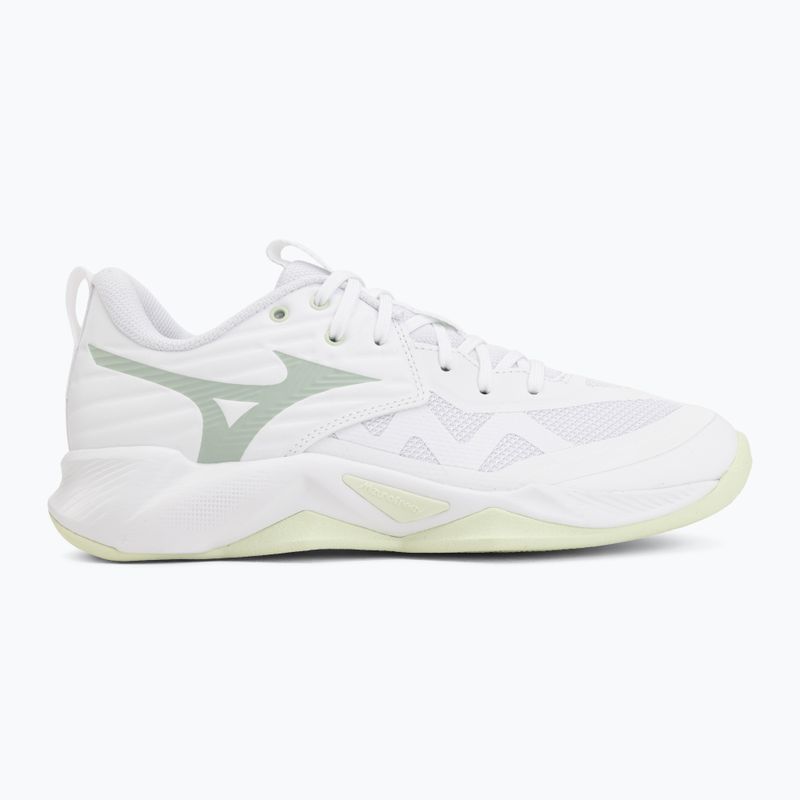 Dámské volejbalové boty Mizuno Wave Momentum Pro white/aqua gray/ambrosia 2