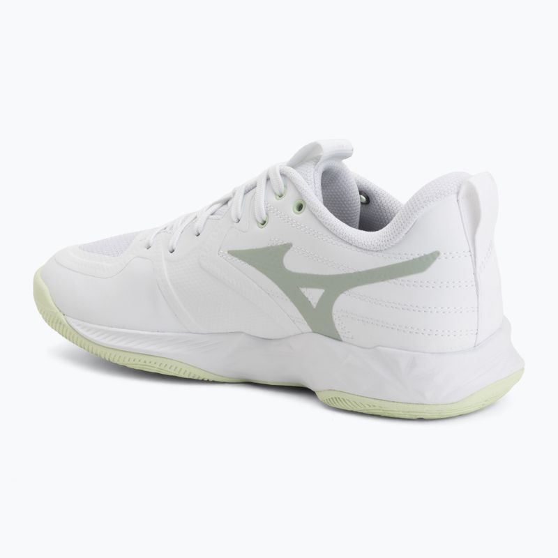 Dámské volejbalové boty Mizuno Wave Momentum Pro white/aqua gray/ambrosia 3