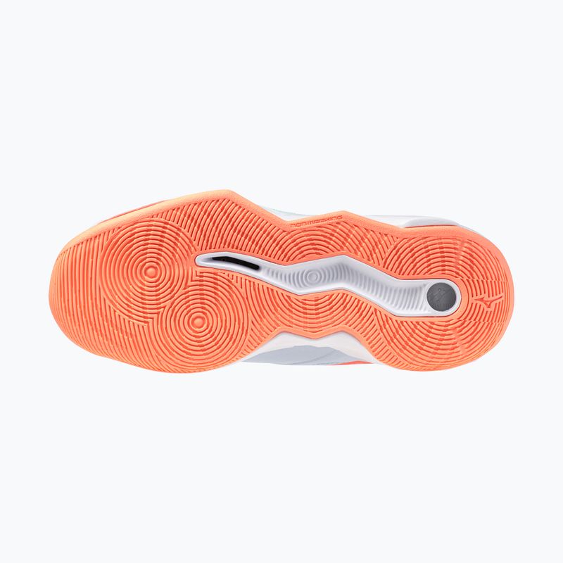 Dámské volejbalové boty Mizuno Wave Momentum Pro Mid blue finch/lava orange/flamingo coral 4