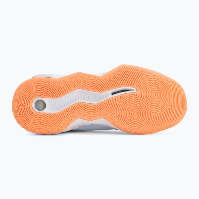 Dámské volejbalové boty Mizuno Wave Momentum Pro Mid blue finch/lava orange/flamingo coral 4