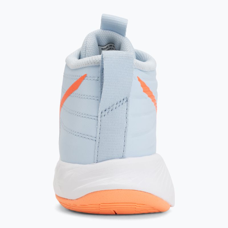 Dámské volejbalové boty Mizuno Wave Momentum Pro Mid blue finch/lava orange/flamingo coral 6