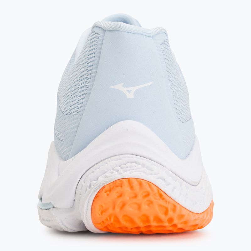 Dámské volejbalové boty Mizuno Wave Lightning Elite blue finch/white/lava orange 6