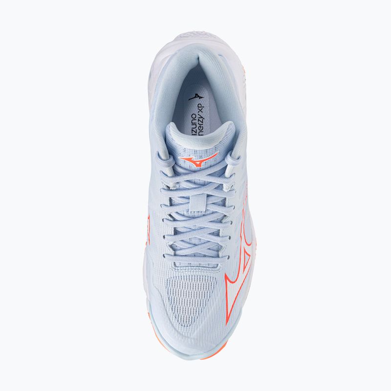 Dámské volejbalové boty Mizuno Wave Lightning Elite Mid blue finch/whitelava orange 5