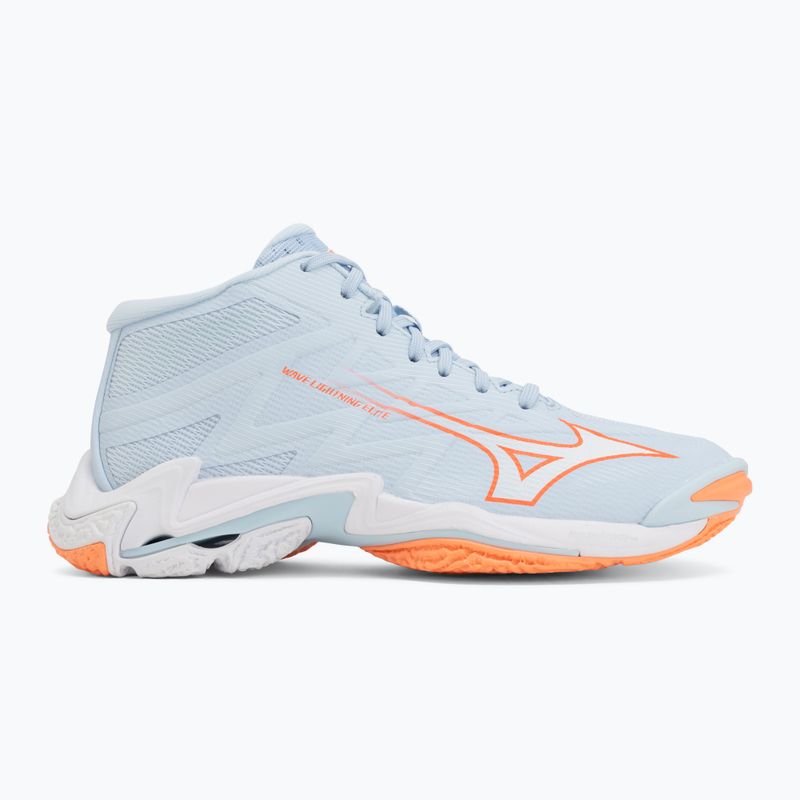Dámské volejbalové boty Mizuno Wave Lightning Elite Mid blue finch/whitelava orange 2
