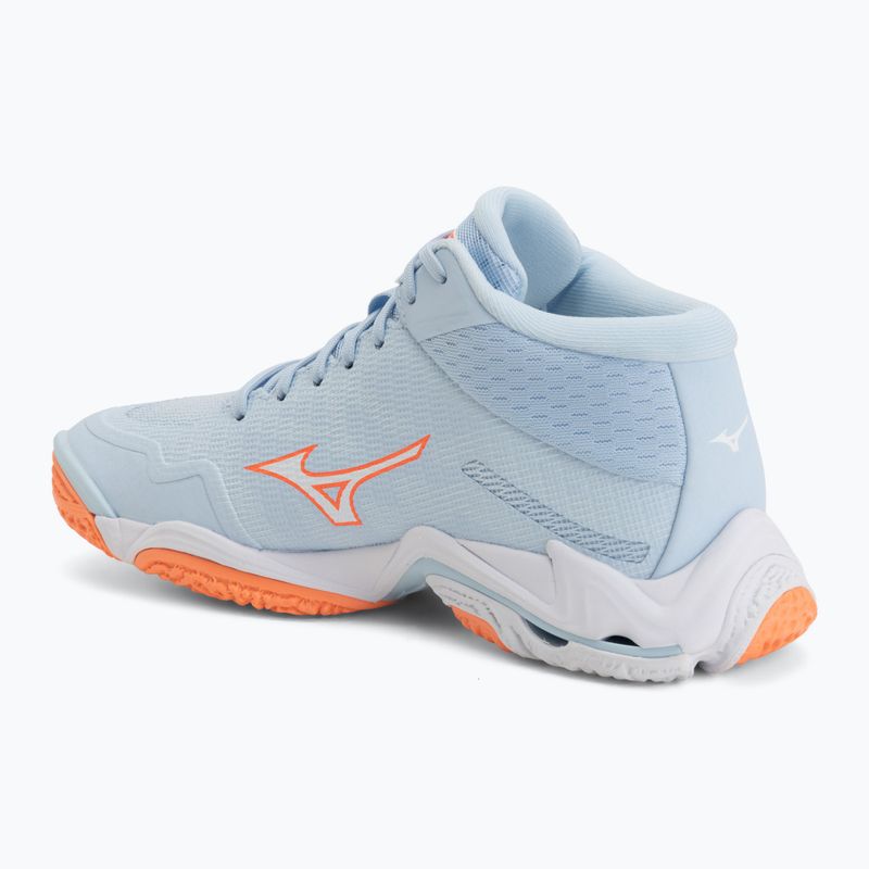 Dámské volejbalové boty Mizuno Wave Lightning Elite Mid blue finch/whitelava orange 3