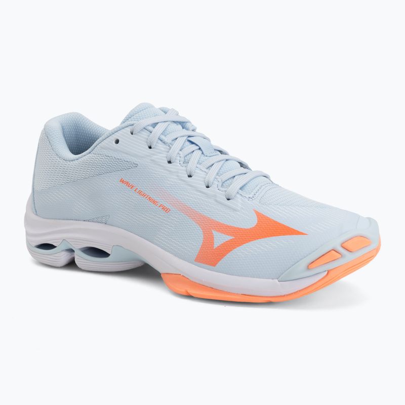 Dámské volejbalové boty Mizuno Wave Lightning Pro blue finch/lava orange/flamingo coral