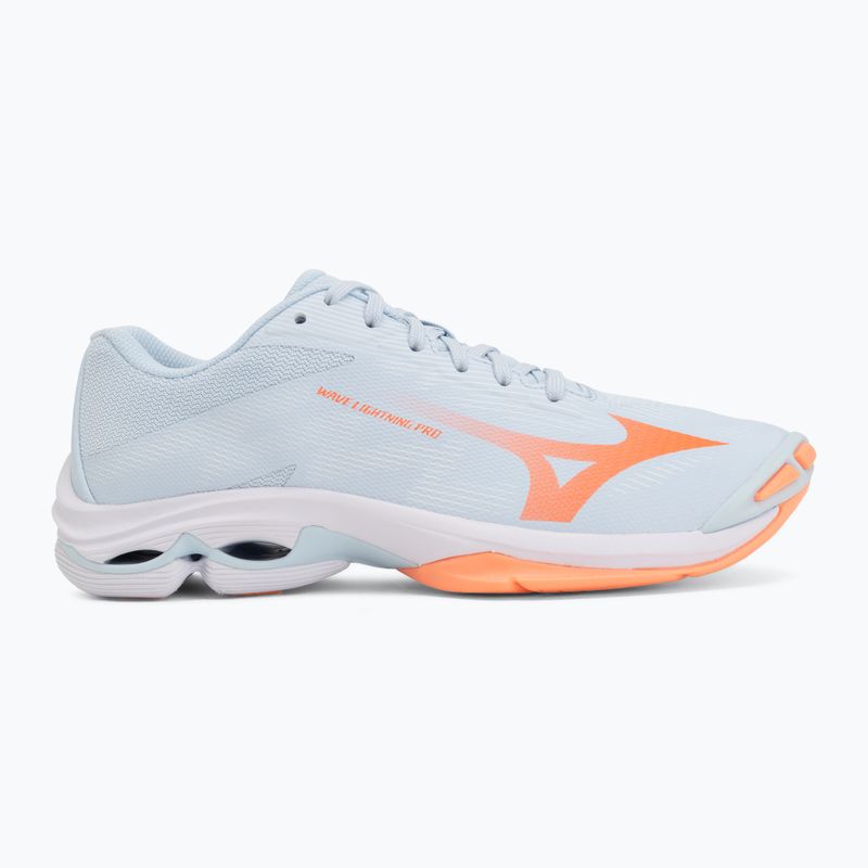 Dámské volejbalové boty Mizuno Wave Lightning Pro blue finch/lava orange/flamingo coral 2