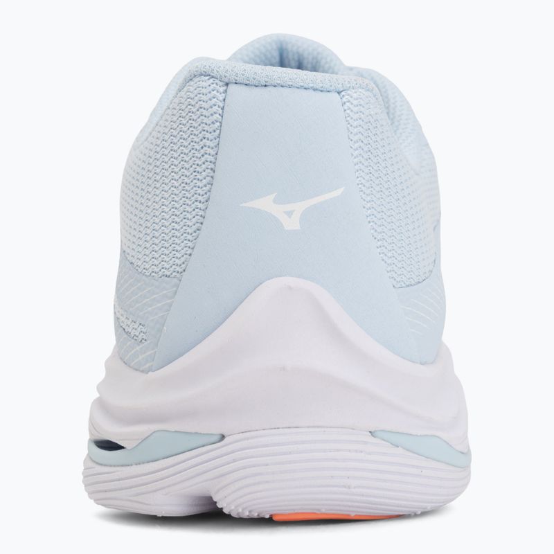 Dámské volejbalové boty Mizuno Wave Lightning Pro blue finch/lava orange/flamingo coral 6