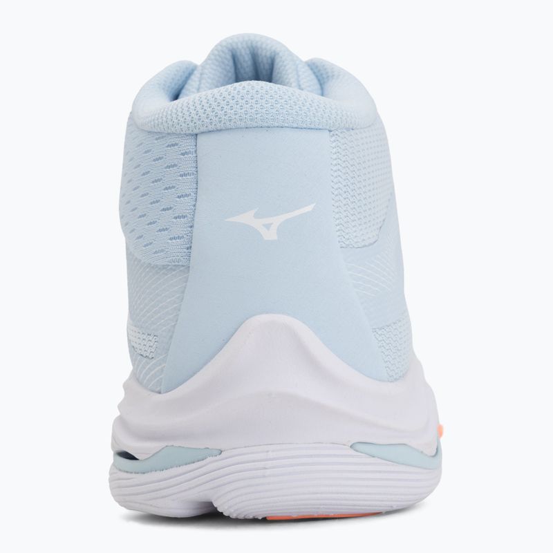 Dámské volejbalové boty Mizuno Wave Lightning Pro Mid blue finch/lava orange/flamingo coral 6