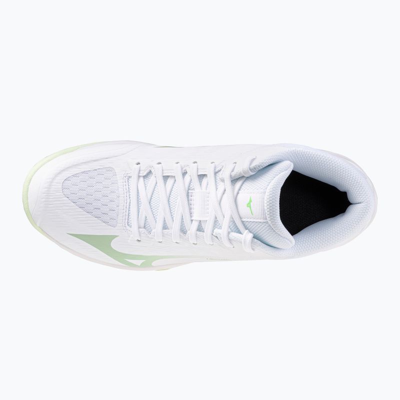 Dámské volejbalové boty Mizuno Lightning Select Mid white/aqua gray/ambrosia 5
