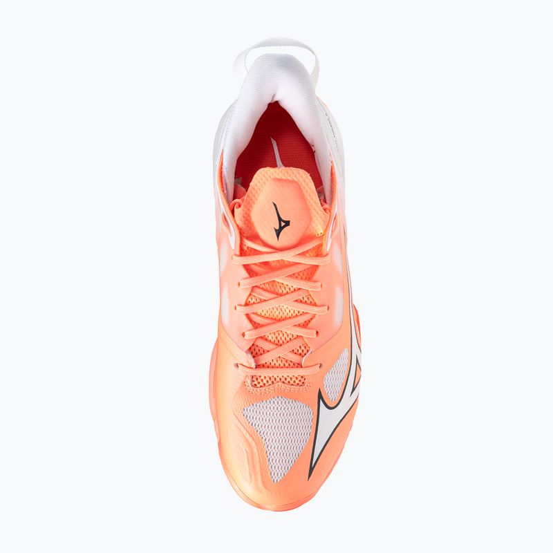 Házenkářské boty Mizuno Wave Mirage 5 flamingo coral/white 5