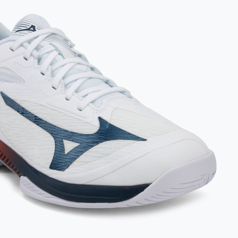 Pánské tenisové boty Mizuno Wave Exceed Court AC white/insignia blue/orange 7
