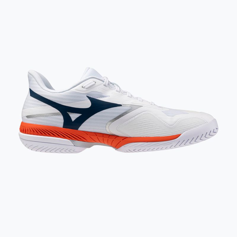 Pánské tenisové boty Mizuno Wave Exceed Court AC white/insignia blue/orange 2