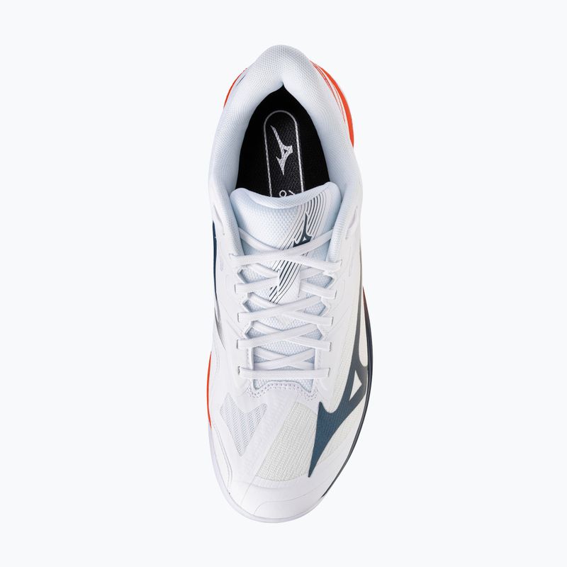 Pánské tenisové boty Mizuno Wave Exceed Court AC white/insignia blue/orange 5
