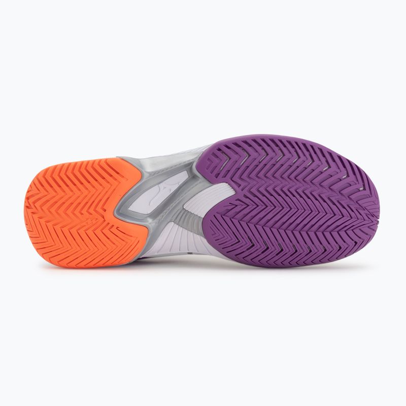 Dámské tenisové boty Mizuno Wave Exceed Court AC white/dahlia/lava orange 4