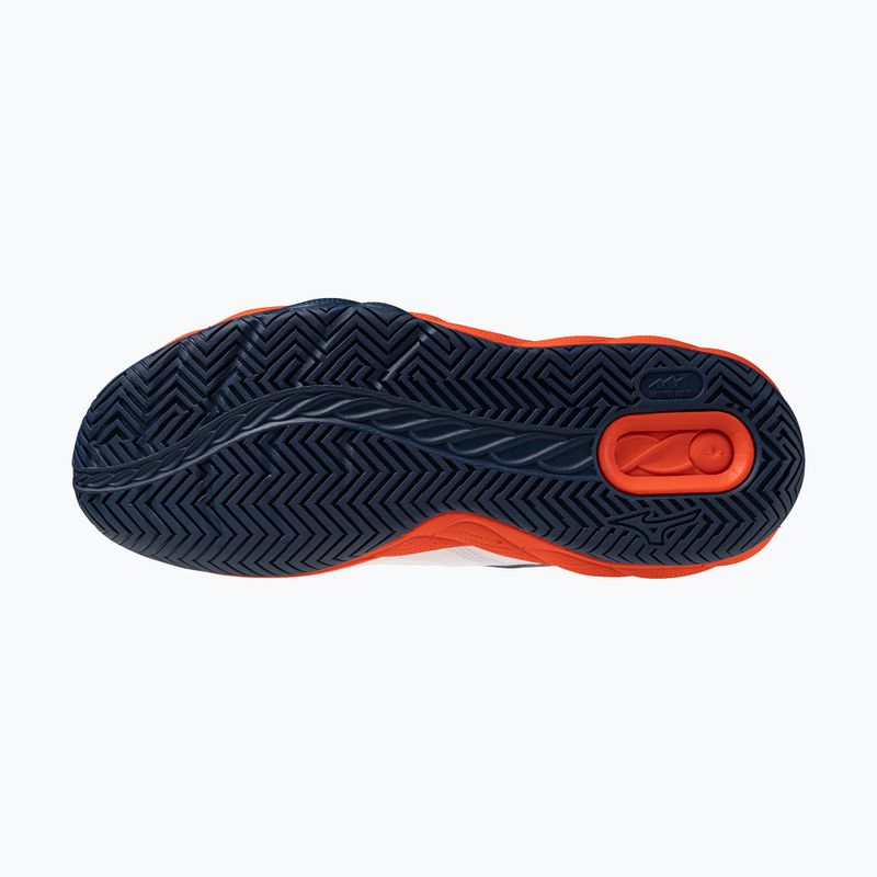 Pánské tenisové boty Mizuno Wave Enforce Court 2 AC white/insignia blue/orange 4