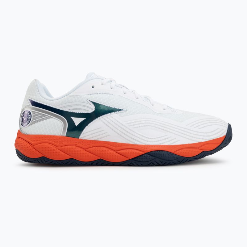 Pánské tenisové boty Mizuno Wave Enforce Court 2 AC white/insignia blue/orange 2