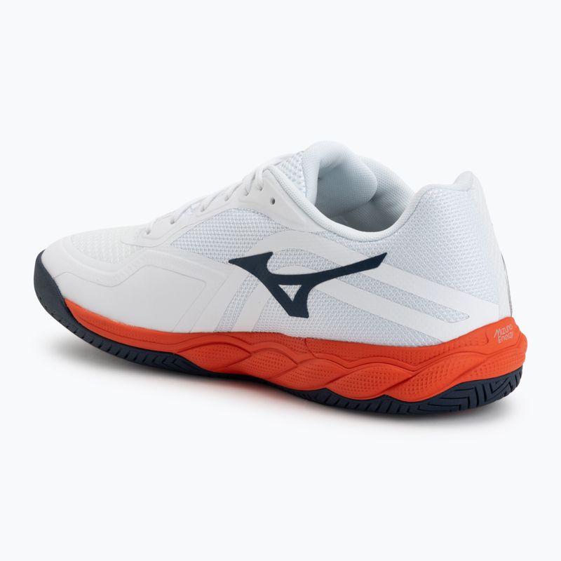 Pánské tenisové boty Mizuno Wave Enforce Court 2 AC white/insignia blue/orange 3