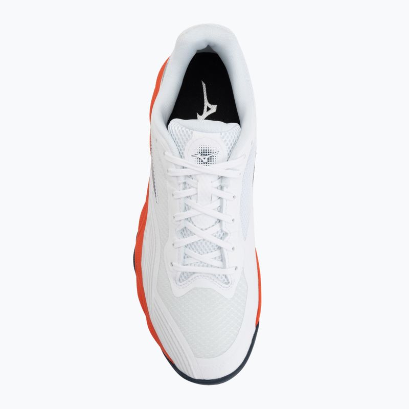 Pánské tenisové boty Mizuno Wave Enforce Court 2 AC white/insignia blue/orange 5