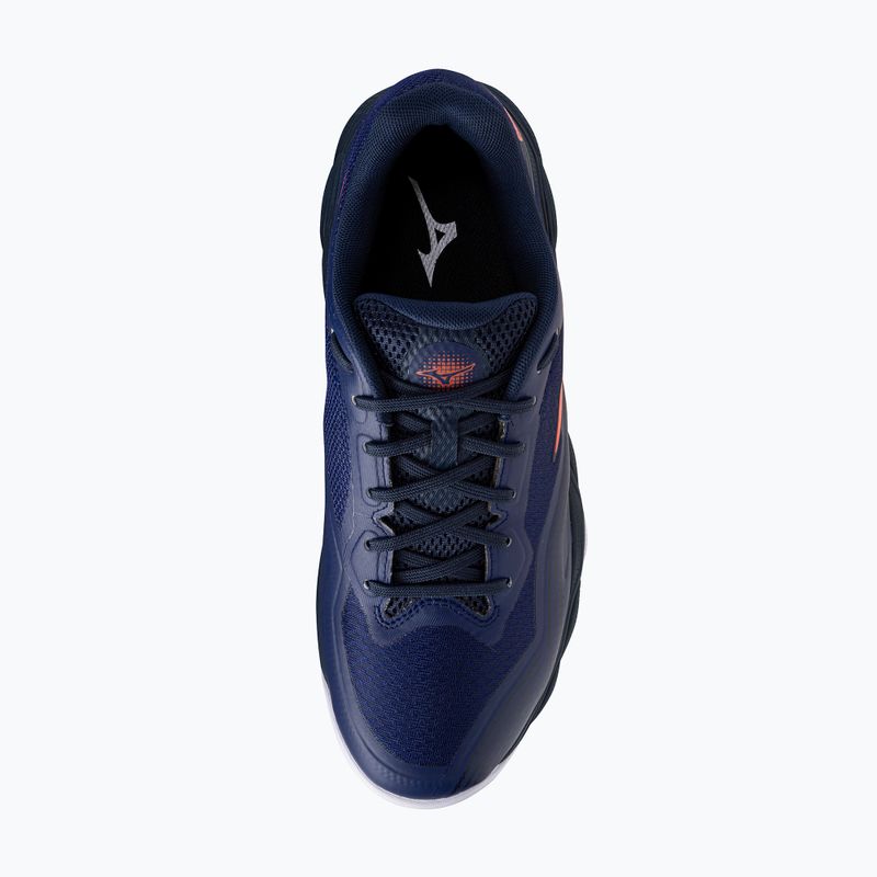 Pánské tenisové boty Mizuno Wave Enforce Court 2 CC beacon blue/lava orange/white 5