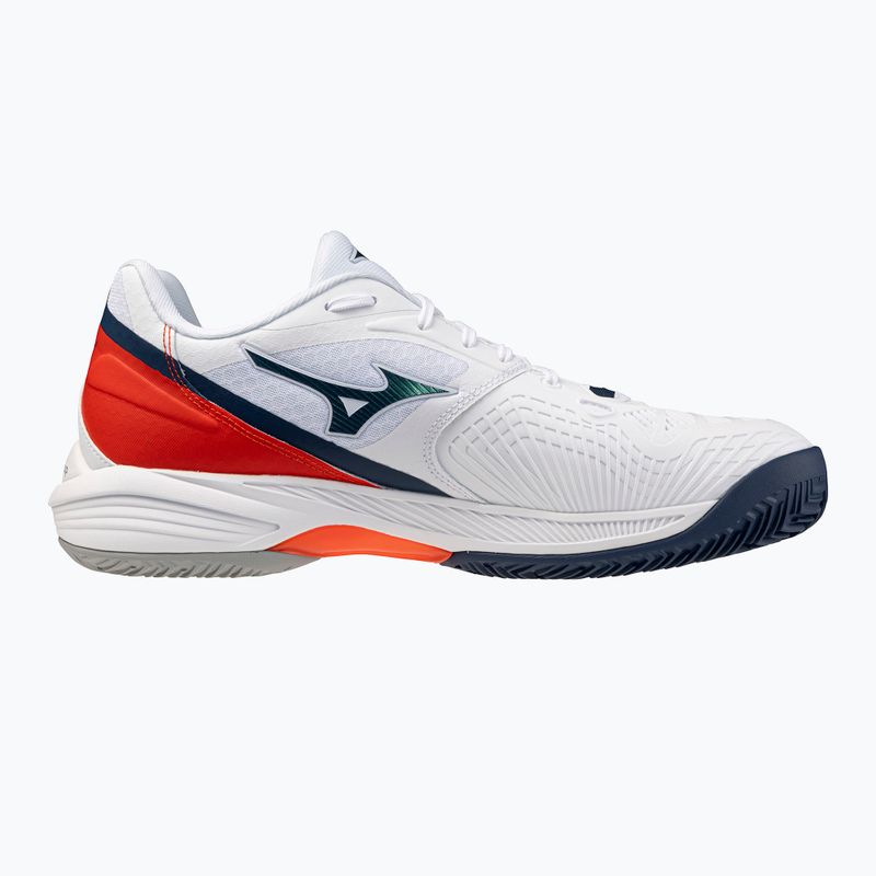 Pánské tenisové boty Mizuno Neo Ace CC white/insignia blue/orange 2