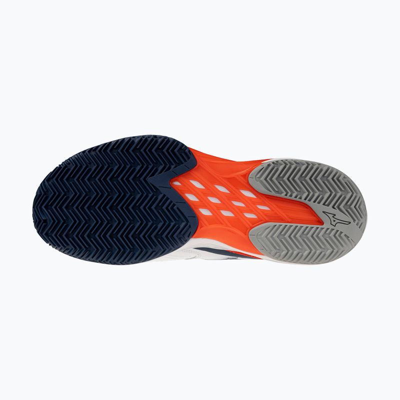 Pánské tenisové boty Mizuno Neo Ace CC white/insignia blue/orange 4