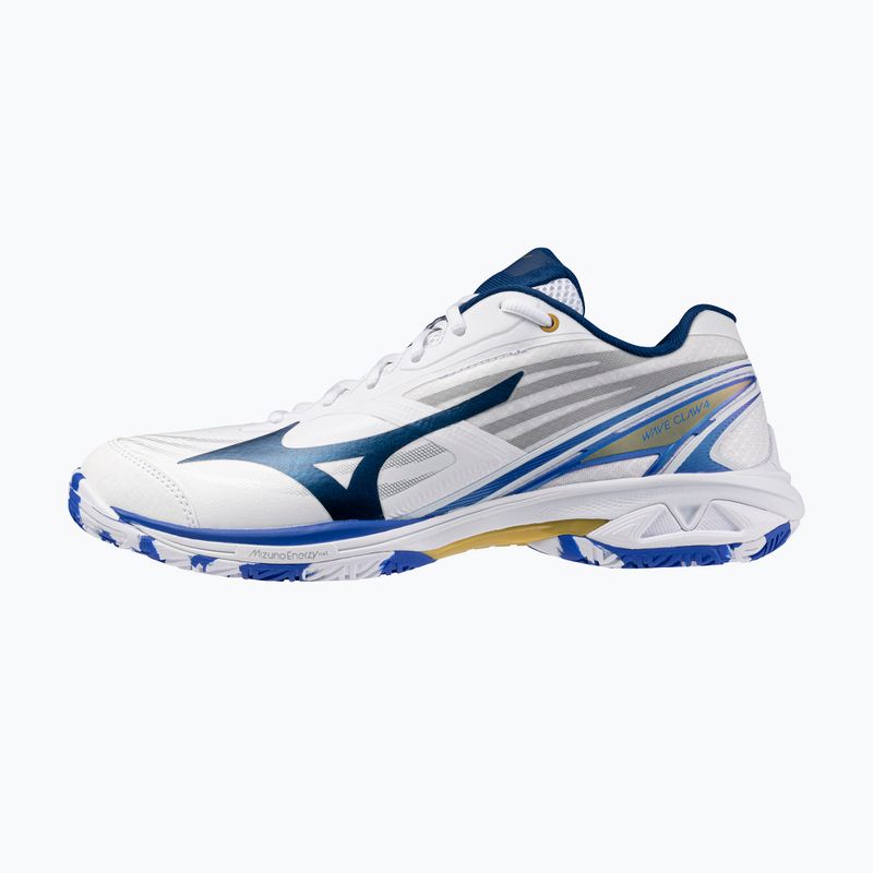 Dámské boty na badminton Mizuno Wave Claw 4 white/dazzling blue/stargazer