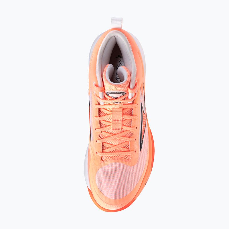 Volejbalové boty Mizuno Neo Jump Mid flamingo coral/lava orange/white 5