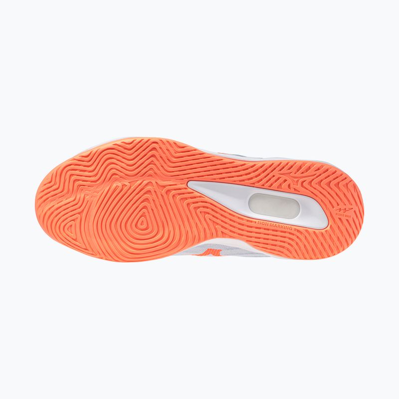 Dámské volejbalové boty Mizuno Wave Luminous Elite blue finch/lava orange/flamingo coral 4
