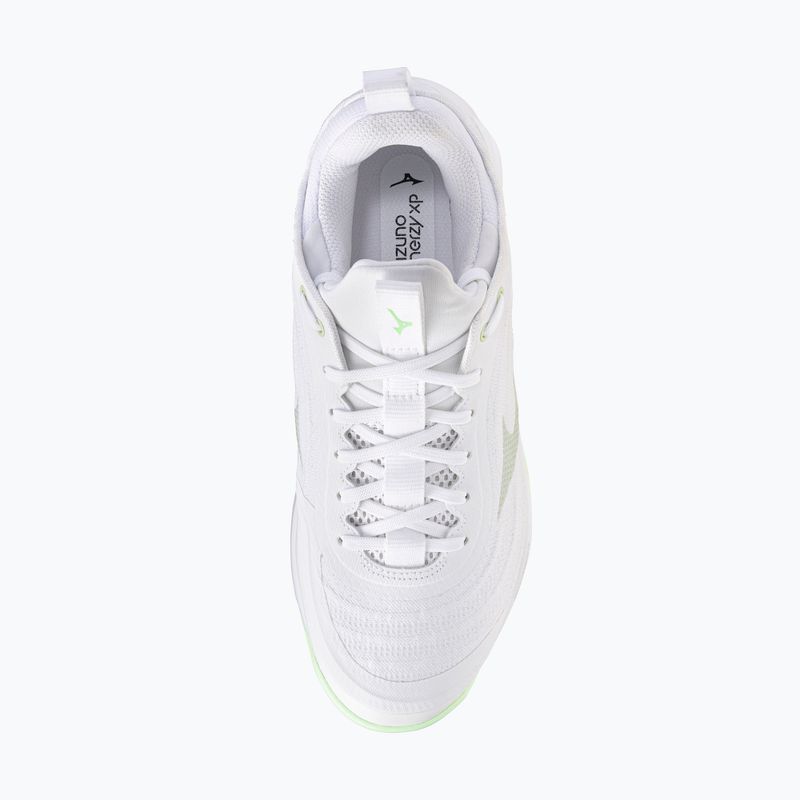 Dámské volejbalové boty Mizuno Wave Luminous Elite white/aqua gray/ambrosia 5