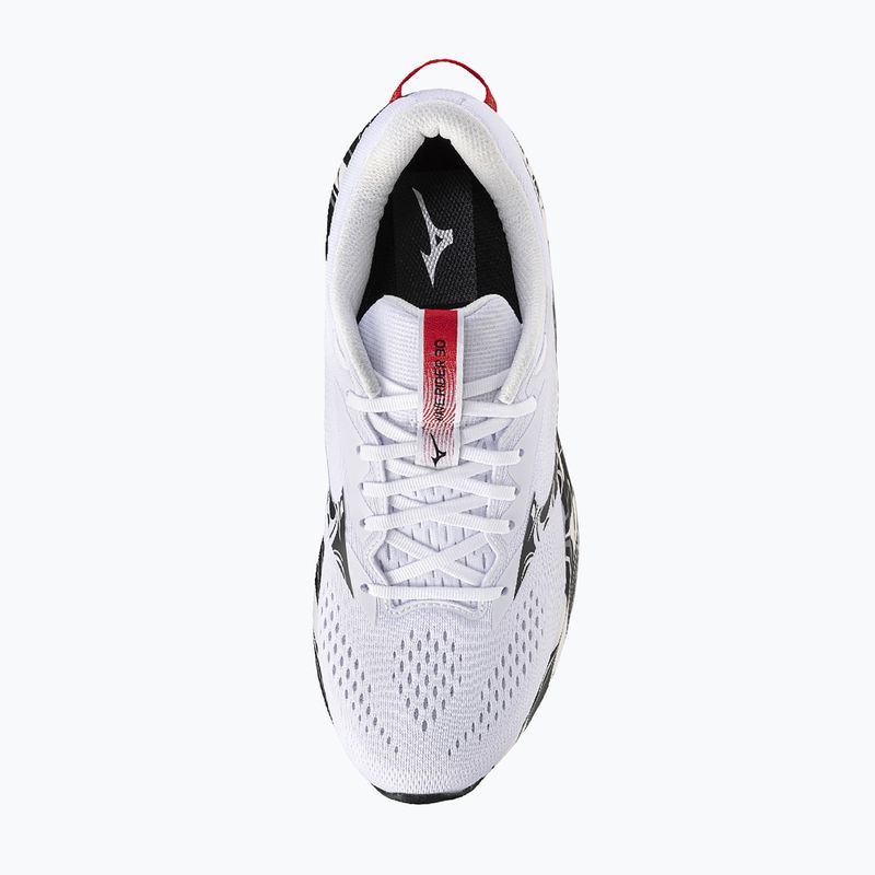 Pánské běžecké boty Mizuno Wave Rider 30 Disclosure white/black/high risk red 5
