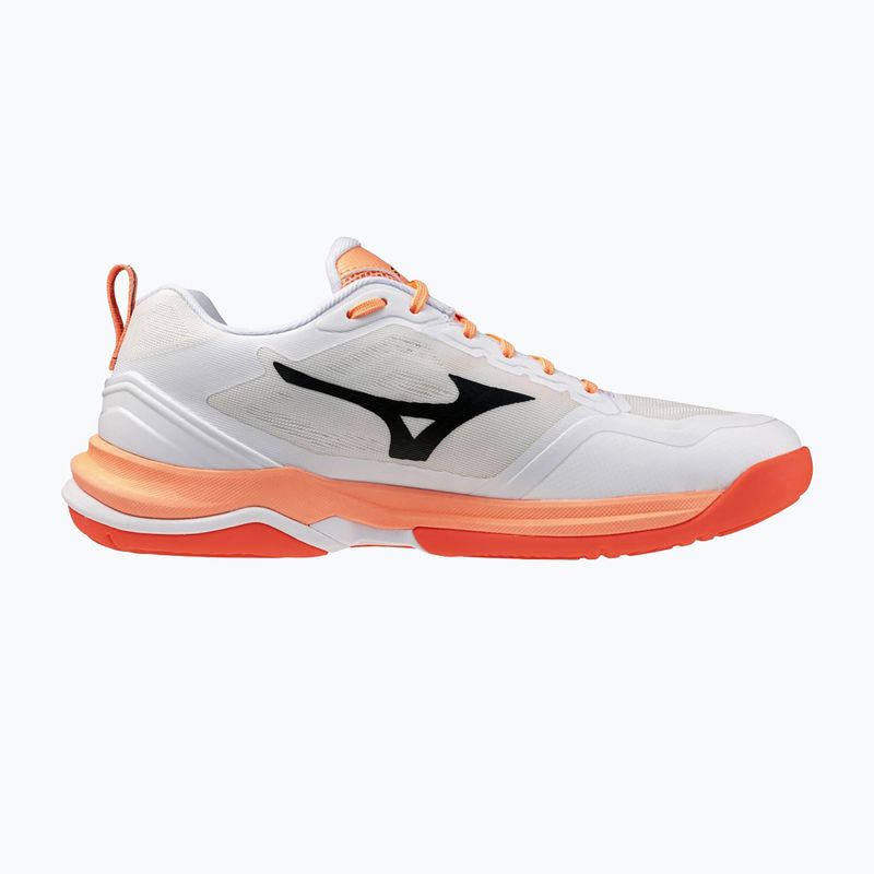 Házenkářské boty Mizuno Wave Stealth Elite white/lava orange 2