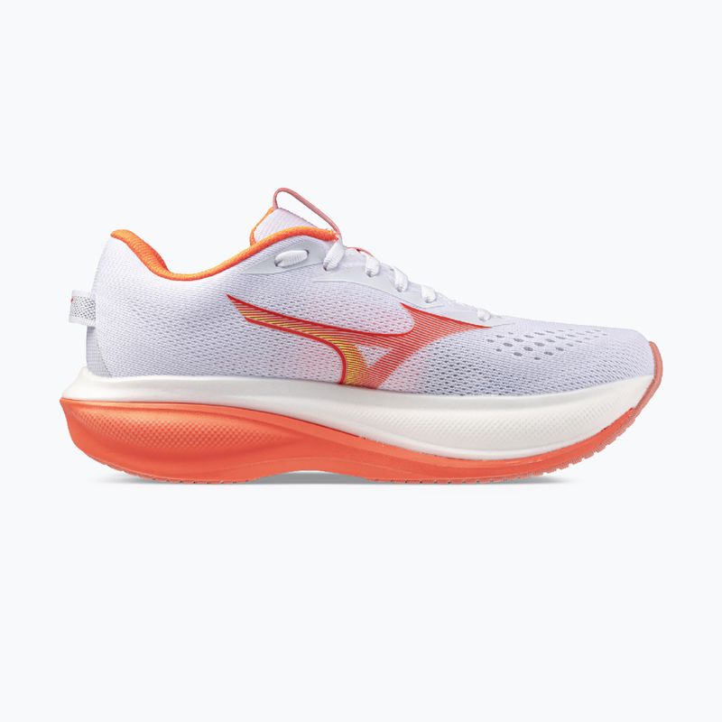 Dámské běžecké boty Mizuno Wave Rider 30 white/flamingo coral/lime pulp 2