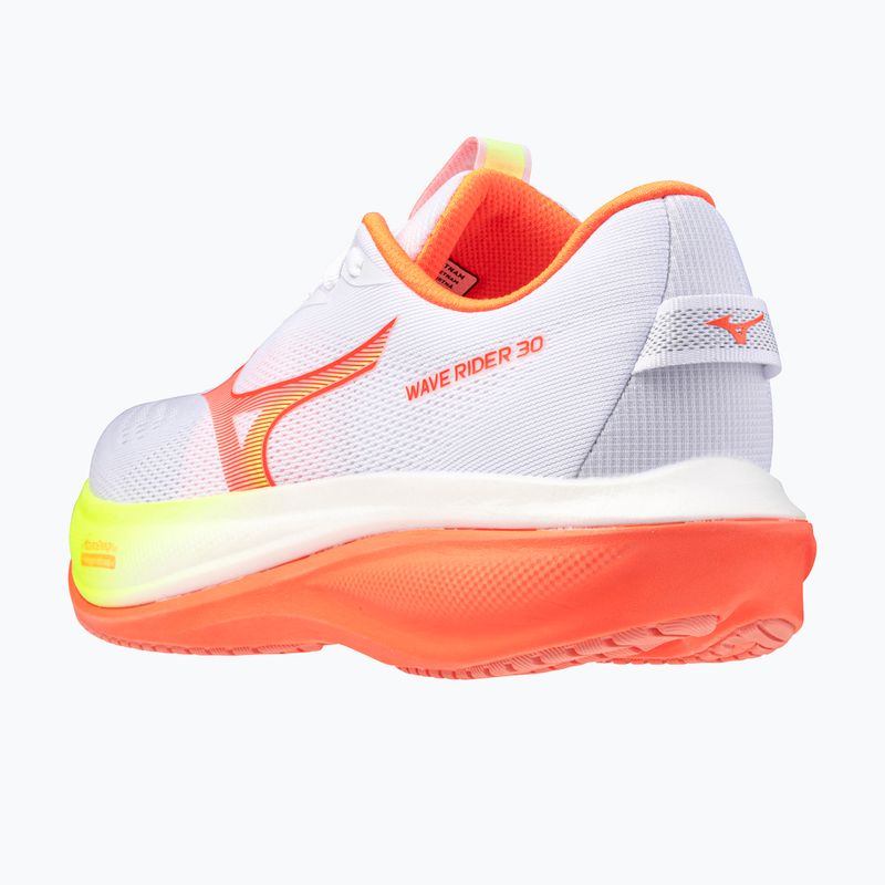 Dámské běžecké boty Mizuno Wave Rider 30 white/flamingo coral/lime pulp 4