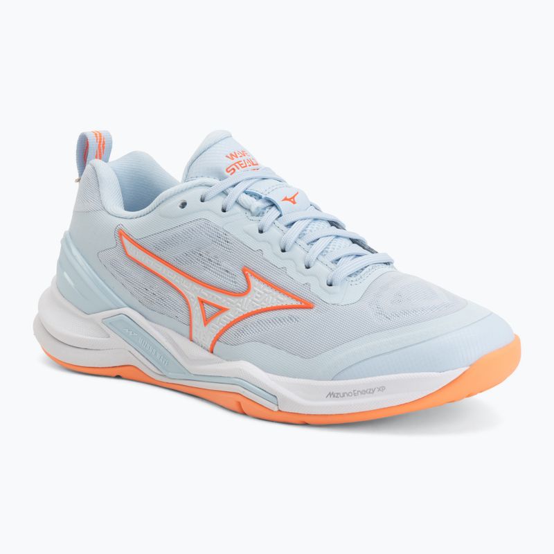 Dámské házenkářské boty Mizuno Wave Stealth Elite blue finch/white