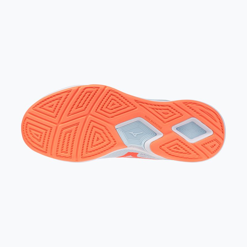 Dámské házenkářské boty Mizuno Wave Stealth Pro blue finch/lava orange 10