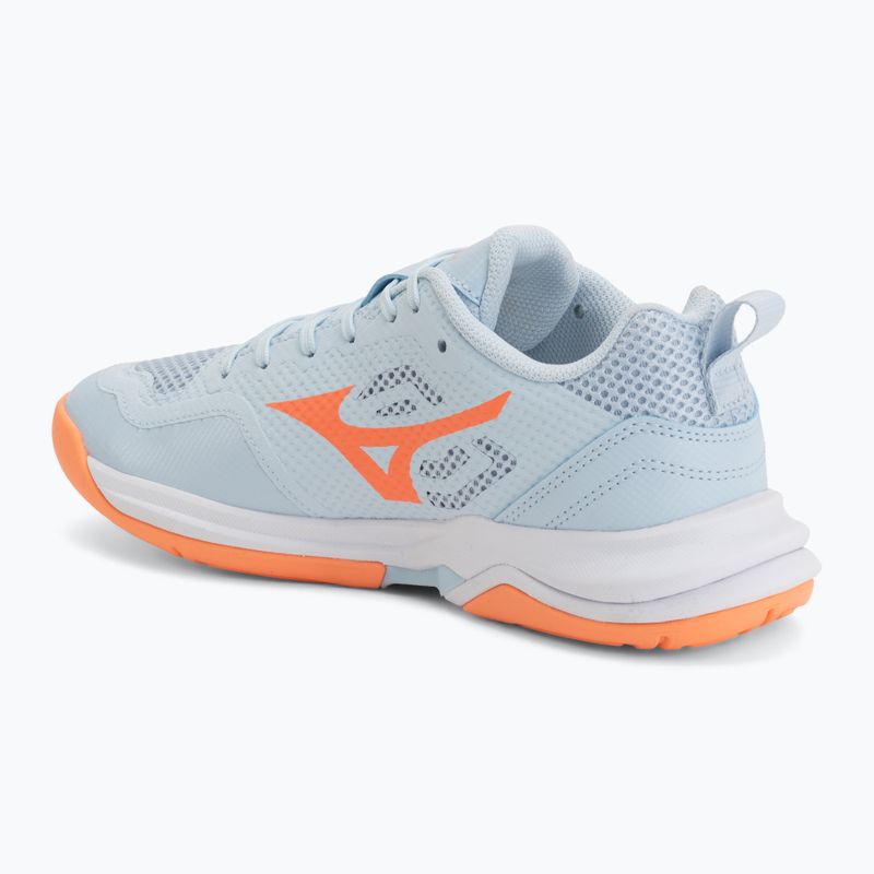 Dámské házenkářské boty Mizuno Wave Stealth Pro blue finch/lava orange 3