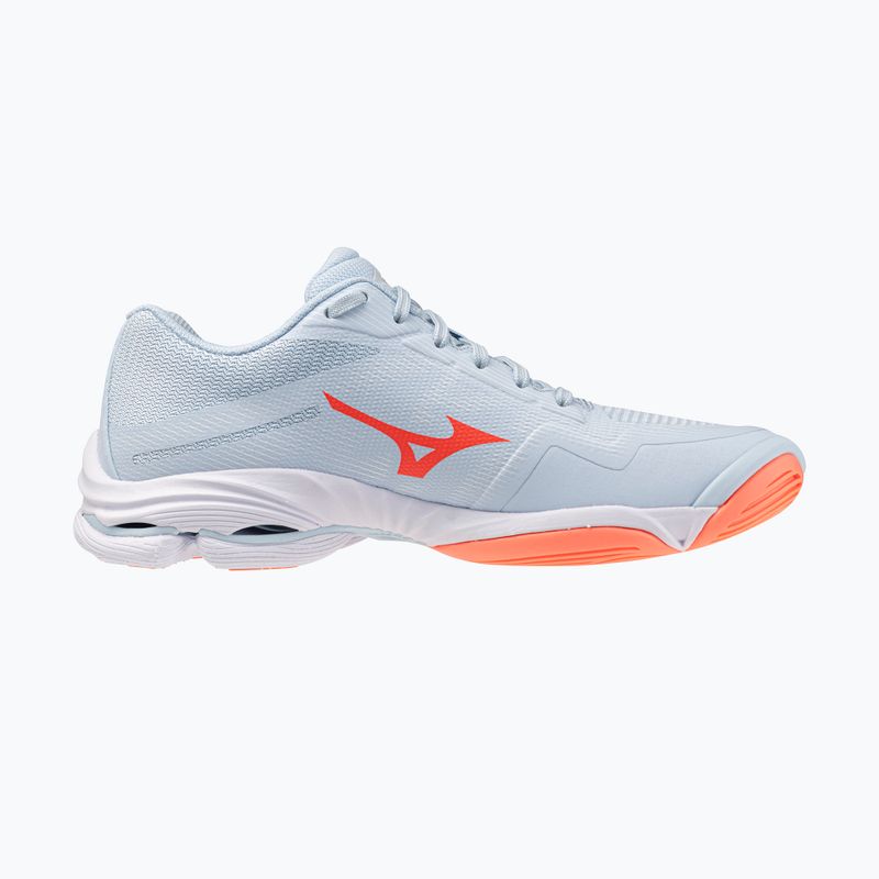 Dámské volejbalové boty Mizuno Wave Lightning Pro blue finch/lava orange/flamingo coral 2