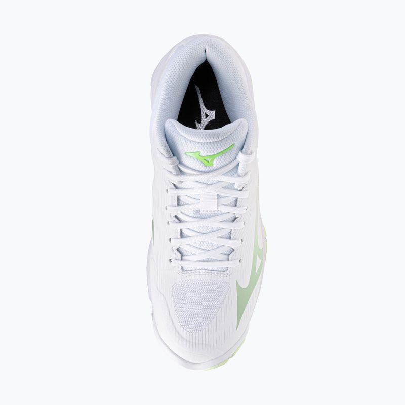 Dámské volejbalové boty Mizuno Wave Lightning Pro Mid white/aqua gray/ambrosia 5
