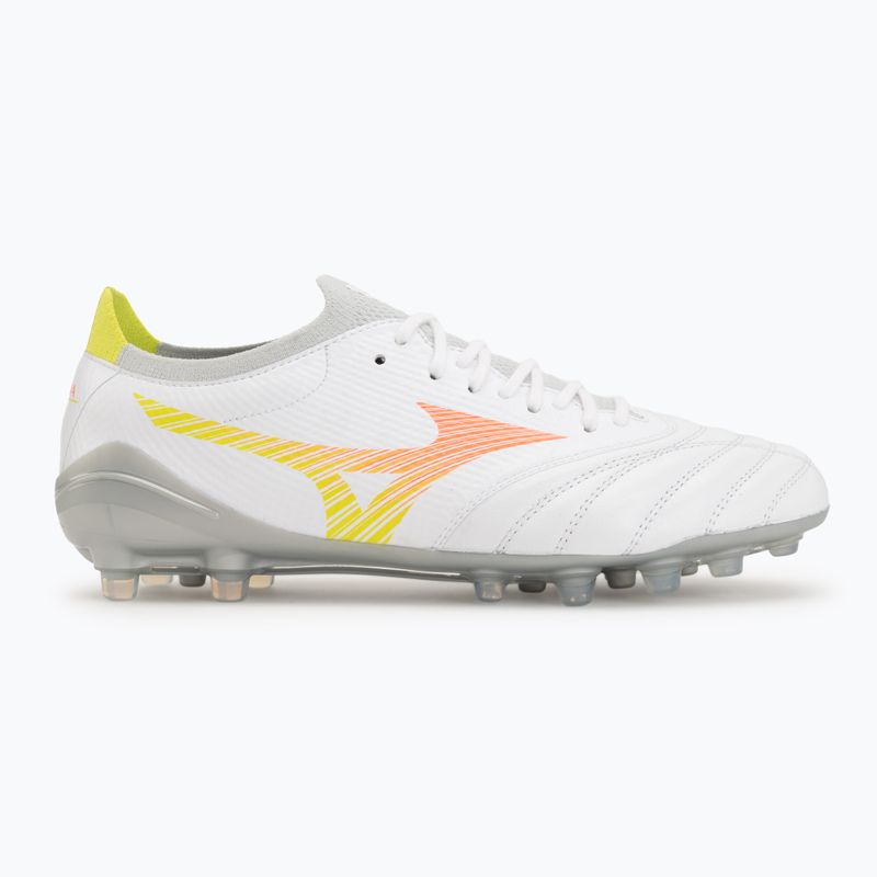 Kopačky Mizuno Morelia Neo V β Pro AG white/lava orange/evening primrose 2